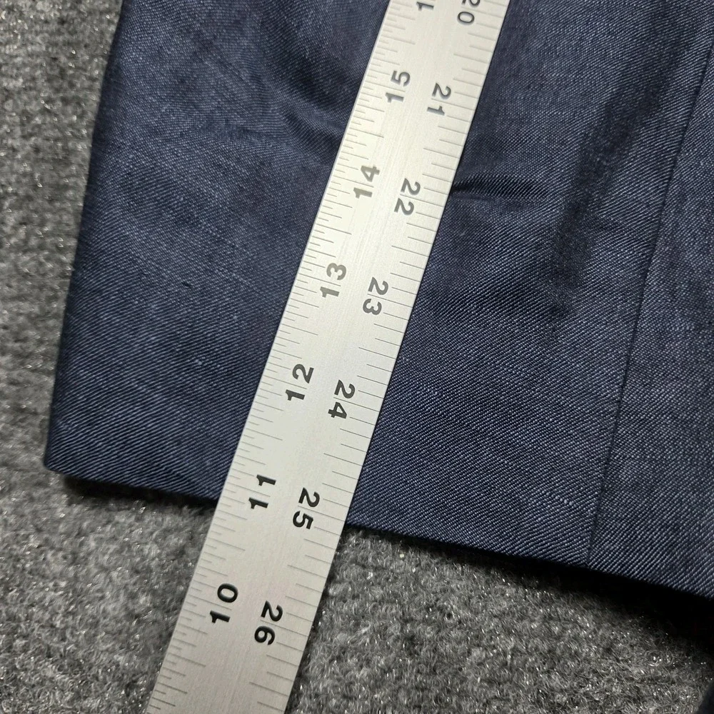 Oak Hill Blazer Men 1XL 46R/48R Blue Linen Blend 2 BTN Sport Jacket